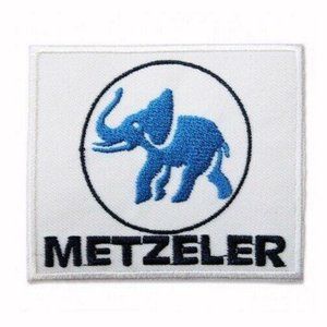 Metzeler Tire Embroidered Iron-On Sew-On Patch - NEW